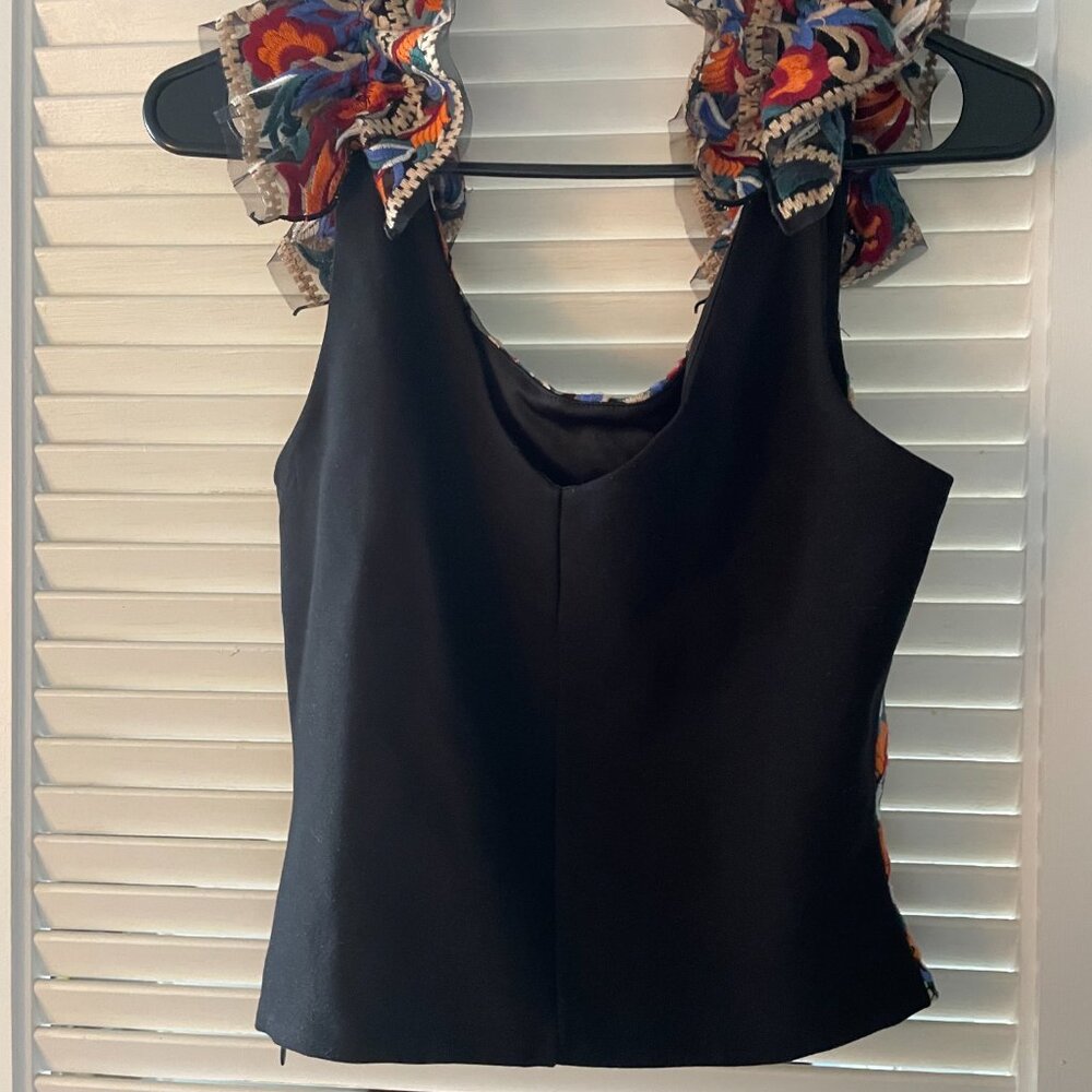 Ruffle Patterned Top - image 2